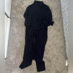 Elegant Blue Women's Pajama Set